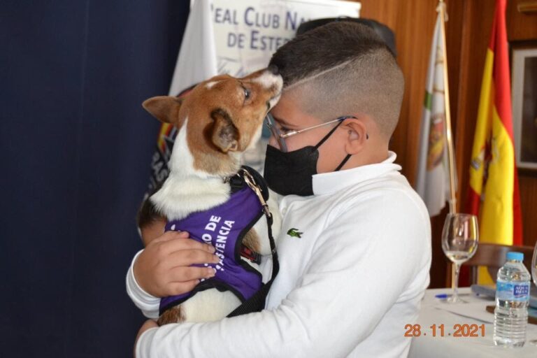 KIRA, la perrita cuidadora de Estepona, ya está con su nueva familia