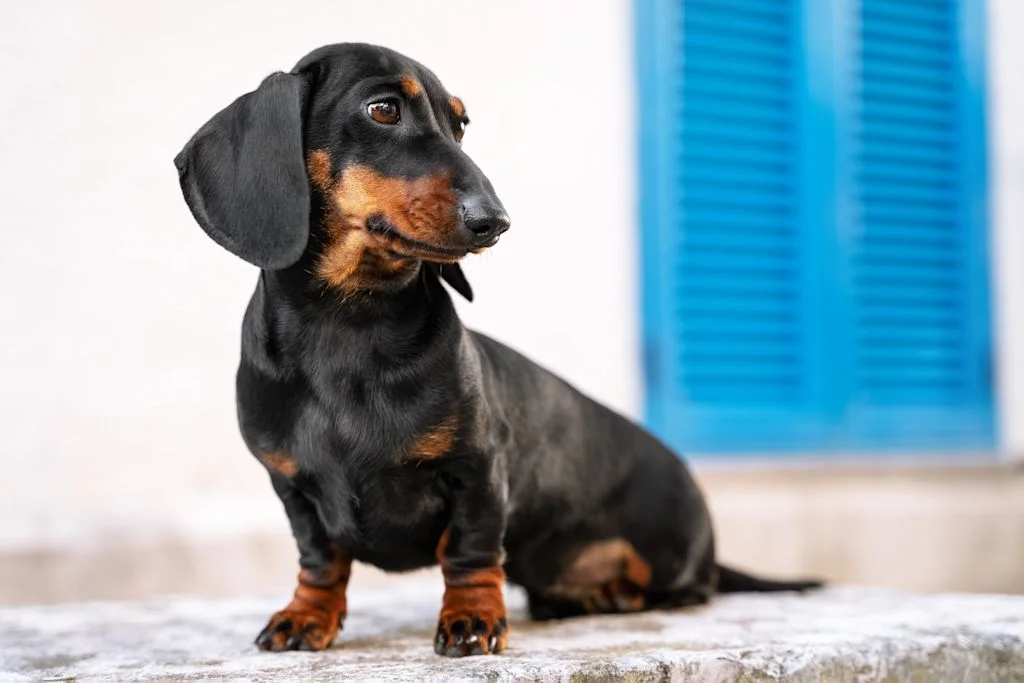 Teckel o perro salchicha